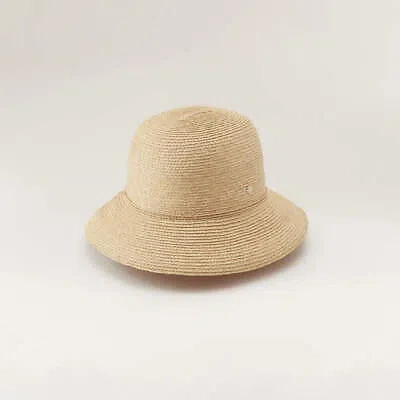 Pre-owned Helen Kaminski Women's Prima 8 Natural Hat51495 In Beige