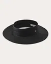 Helen Kaminski "rani" Wide Brim Straw Material Hat In Black