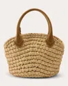 Helen Kaminski Women's Raya Raffia Mini Basket Tote Bag In Nude