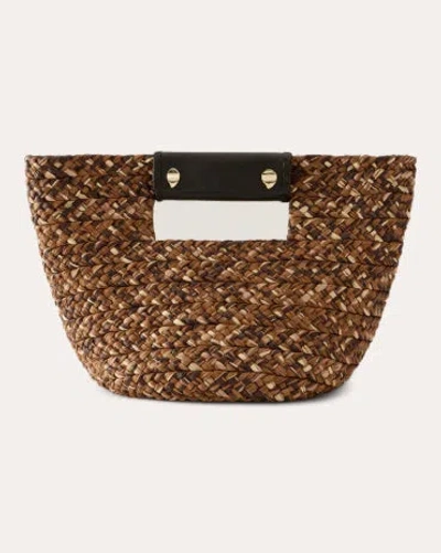 Helen Kaminski Women's Remi Braided Raffia Mini Tote Bag In Brown