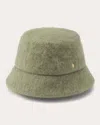 Helen Kaminski Women's Rita Plush Wool Bucket Hat In Green