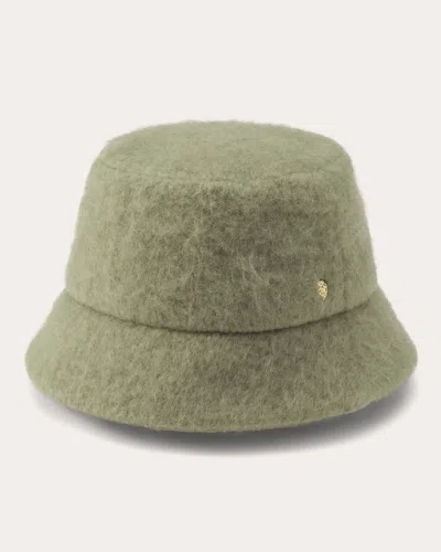 Helen Kaminski Women's Rita Plush Wool Bucket Hat In Green