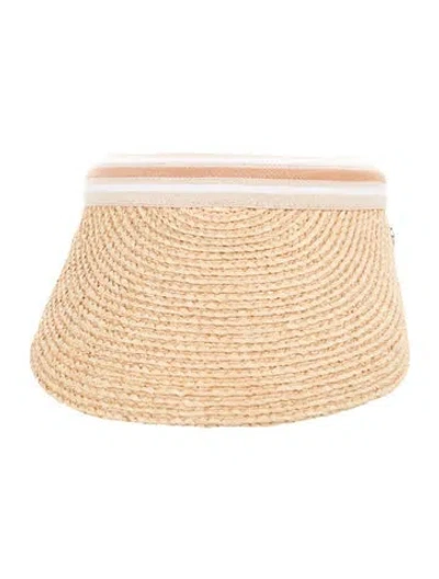 Pre-owned Helen Kaminski Women's Visor In Neutral