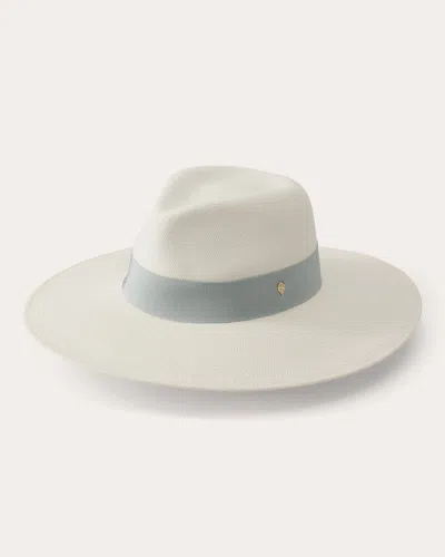 Helen Kaminski Women's Vitoria Straw Wide-brim Fedora In Blue
