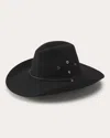 Helen Kaminski Women's Walker Wool Felt Cowboy Fedora In Black