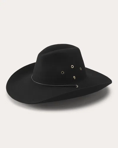 Helen Kaminski Women's Walker Wool Felt Cowboy Fedora In Black