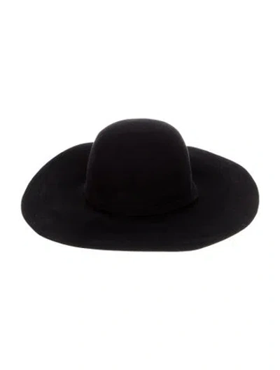 Pre-owned Helen Kaminski Womens' Rabbit Sun Hat In Black