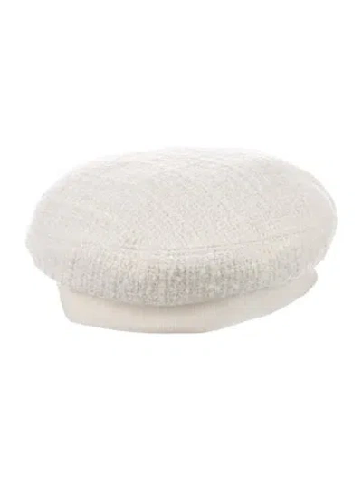 Pre-owned Helen Kaminski Wool Blend Beret Hat W/tags In Neutral