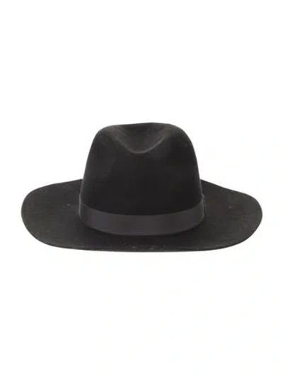 Pre-owned Helen Kaminski Wool Zaide Hat In Black