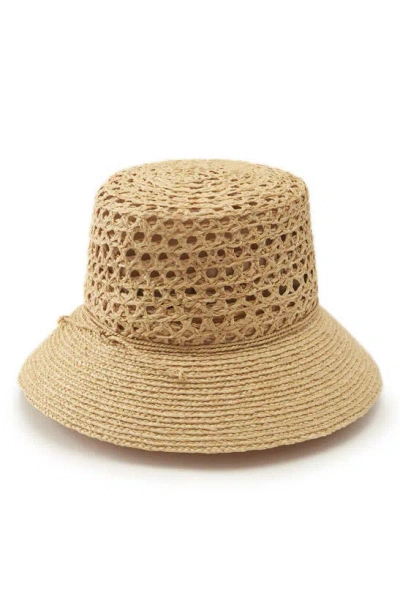 HELEN KAMINSKI ZANDAR RAFFIA BUCKET HAT