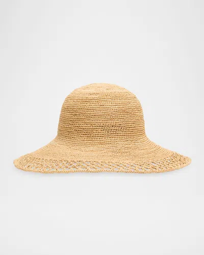Helen Kaminski Zuri Raffia Sun Hat In Brown