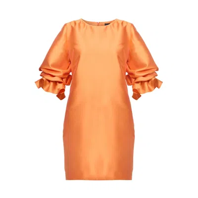 Helen Mcalinden Women's Aurora Mandarin Orange Dress