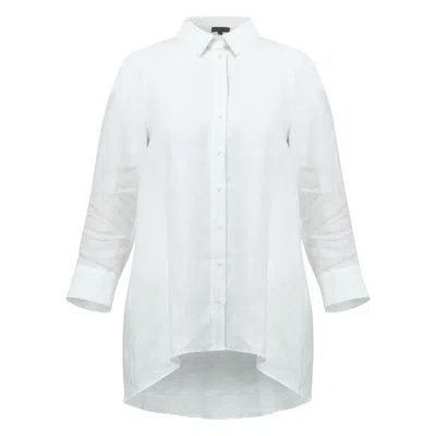 Helen Mcalinden Women's Beatriz White Linen Shirt