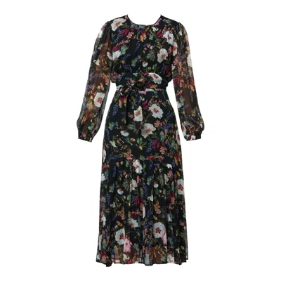 Helen Mcalinden Women's Bev Floral Noir Print Dress In Black