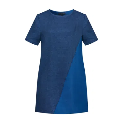 Helen Mcalinden Women's Blue Anna Indigo Shift Dress