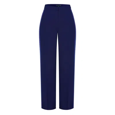 Helen Mcalinden Women's Blue / Purple Aline Ink Blue Tux Trouser