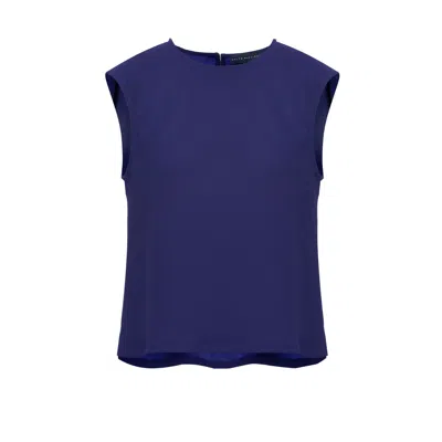 Helen Mcalinden Women's Blue / Purple Nicki Ink Blue Top