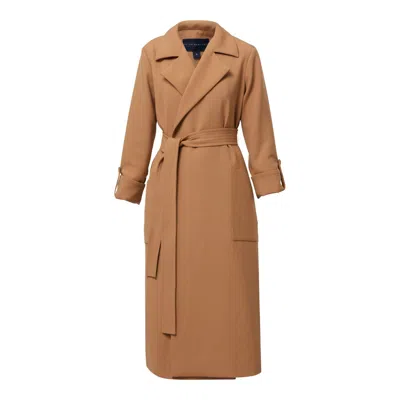 Helen Mcalinden Women's Brown Lydiah Camel Trench
