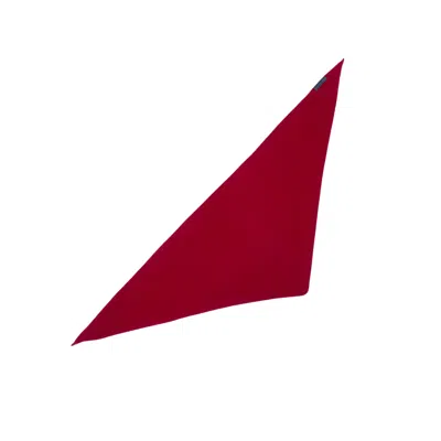 Helen Mcalinden Women's Cashmere Ruby Red Triangle Scarf
