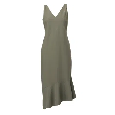 Helen Mcalinden Women's Green Dylan Soft Olive Dress
