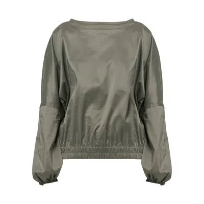 Helen Mcalinden Women's Green Indie Olive Blouse