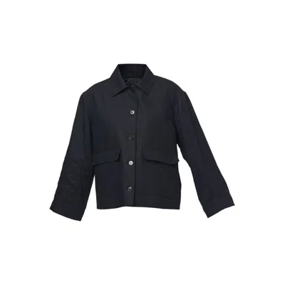 Helen Mcalinden Women's Lyndsey Black Linen Shacket