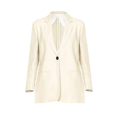Helen Mcalinden Women's Neutrals Cassie Buttermilk Jacket