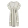 Helen Mcalinden Women's Neutrals Kehlani Kaftan -oatmeal