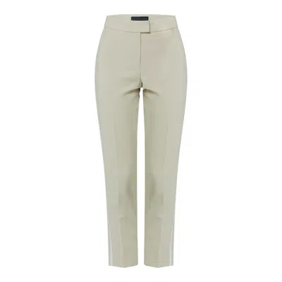 Helen Mcalinden Women's Neutrals Kim Bone Stripe Pants In White