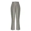 Helen Mcalinden Women's Neutrals Lyra Magee Plaid Trousers