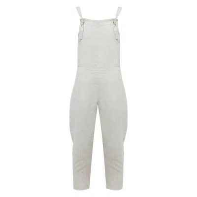 Helen Mcalinden Women's Neutrals Oakley Oatmeal Overalls In White