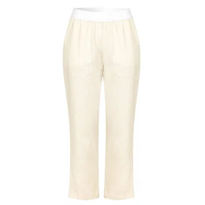 Helen Mcalinden Women's Neutrals Vanessa Buttermilk Pant In White