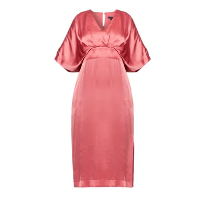 Helen Mcalinden Women's Orange Eabha Coral Rose Dress