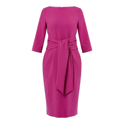 Helen Mcalinden Women's Pink / Purple Karen Raspberry Dress In Pink/purple