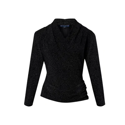 Helen Mcalinden Women's Roxanne Black Shimmer Top