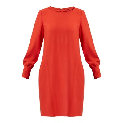Helen Mcalinden Women's Yellow / Orange Rachel Burnt Orange Dress In Yellow/orange