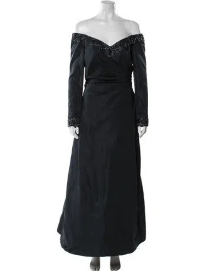 Pre-owned Helen Morley Nylon Long Dress In Blue