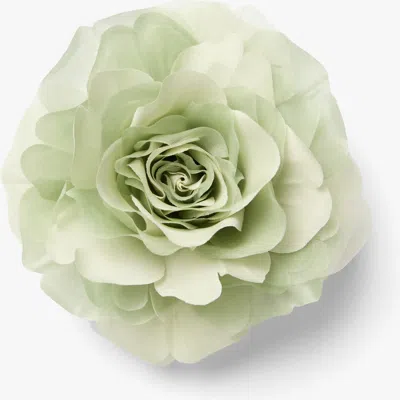 Helena Simon The Green Rose Floral Brooch