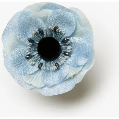 Helena Simon The Pale Blue Anemone Floral Brooch