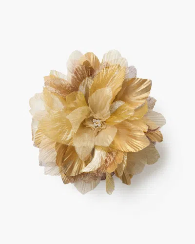 Helena Simon Women's The Golden Poinsettia Floral Brooch