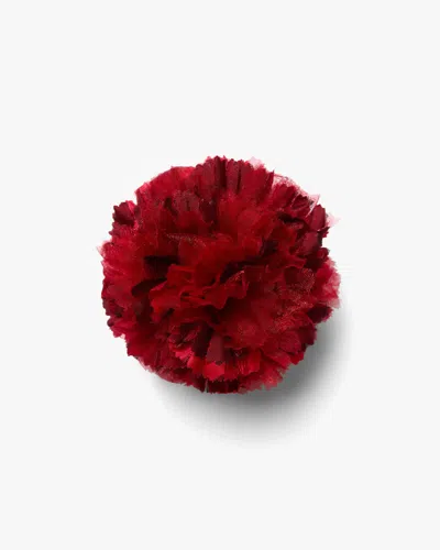 Helena Simon Women's The Red Carnation Floral Brooch