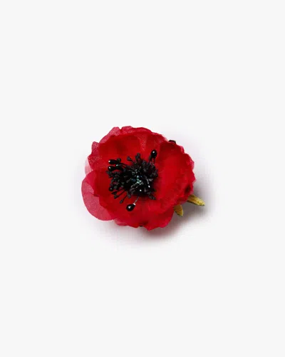 Helena Simon Women's The Red Poppy Floral Brooch