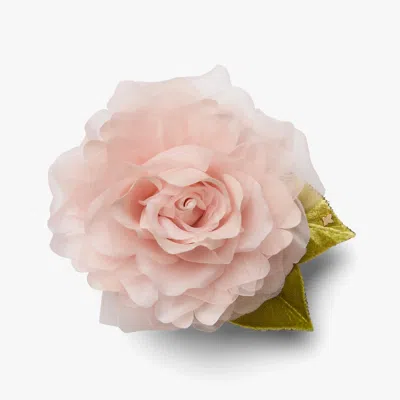 Helena Simon Women's The Small Pale Pink Rose Floral Brooch