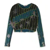 Helenamanzano Sea Anenome Top - Green In Green