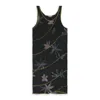 Helenamanzano Twist Anenome Tank Top - Pink In Black