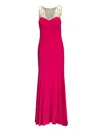 Helena-mendez Women's Dress 16hem - Helena Mendez In Fuchsia