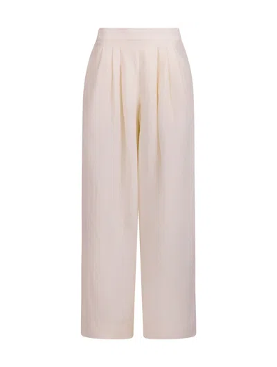 Helene Galwas Neutrals Kimberly - Wide Leg Trousers In Pink