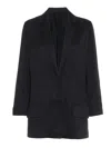 Helene Galwas Women's Barbara Blazer Black In Black