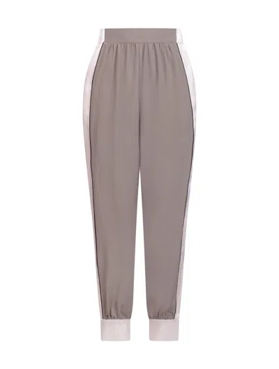 Helene Galwas Women's Black / White / Grey Kiana - Loose Fitted Trousers In Black/white/grey