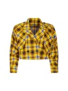 Helene Galwas Women's Black / Yellow / Orange Jade - Jacket In Black/yellow/orange
